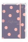 Kalendarz 2024 książkowy B6 Metallic Pink Dot