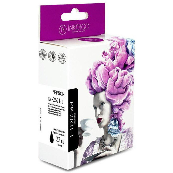 Inkdigo Tusz INKDIGO do EPSON T2621/26 Black