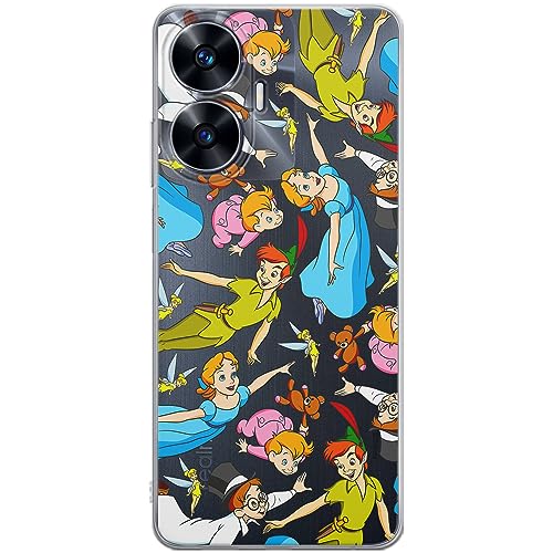ERT GROUP etui na telefon Realme C55, case oryginalny i oficjalnie licencjonowany przez Disney, wzór Peter Pan 002, optymalnie dopasowane, plecki z TPU częściowo przeźroczyste