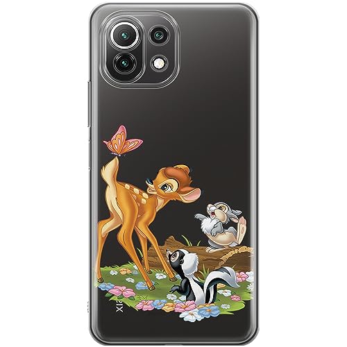 ERT GROUP etui na telefon Xiaomi 11 LITE 4G / 11 LITE 5G, case oryginalny i oficjalnie licencjonowany przez Disney, wzór Bambi & Friends 002, plecki z TPU częściowo przeźroczyste