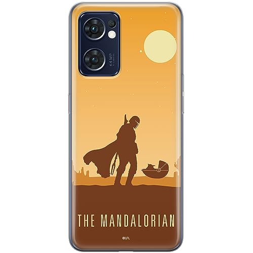 ERT GROUP etui na telefon Oppo RENO 7 5G, case oryginalny i oficjalnie licencjonowany przez Star Wars, wzór Baby Yoda 033, optymalnie dopasowane, plecki z TPU