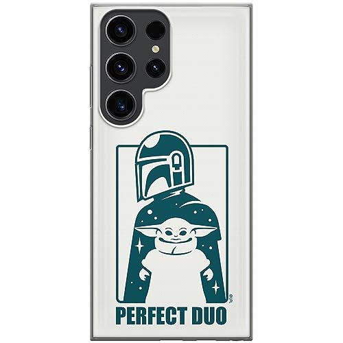 ERT GROUP etui na telefon Samsung S23 ULTRA, case oryginalny i oficjalnie licencjonowany przez Star Wars, wzór Baby Yoda 034, optymalnie dopasowane, plecki z TPU