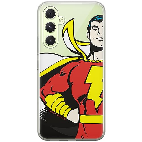 Etui Shazam 001 DC Nadruk częściowy Przeźroczysty Producent: Samsung, Model: A54 5G