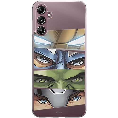 Etui Avengers 006 Marvel Nadruk częściowy Przeźroczysty Producent: Samsung, Model: A14 4G/5G
