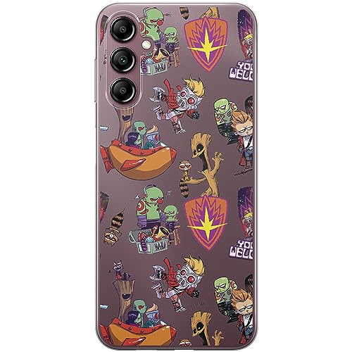 Etui Strażnicy Galaktyki 007 Marvel Nadruk częściowy Przeźroczysty Producent: Samsung, Model: A14 4G/5G
