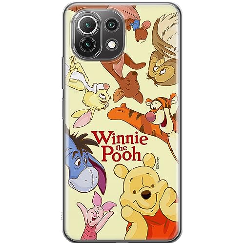 ERT GROUP etui na telefon Xiaomi 11 LITE 4G / 11 LITE 5G, case oryginalny i oficjalnie licencjonowany przez Disney, wzór Winnie the Pooh & Friends 046, optymalnie dopasowane, plecki z TPU