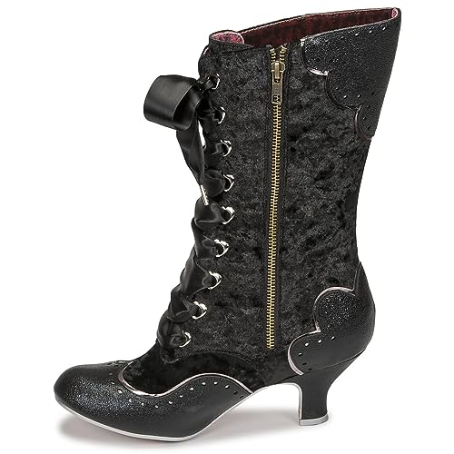 Irregular Choice Damskie buty kominowe Smoke, Czarny, 42 EU
