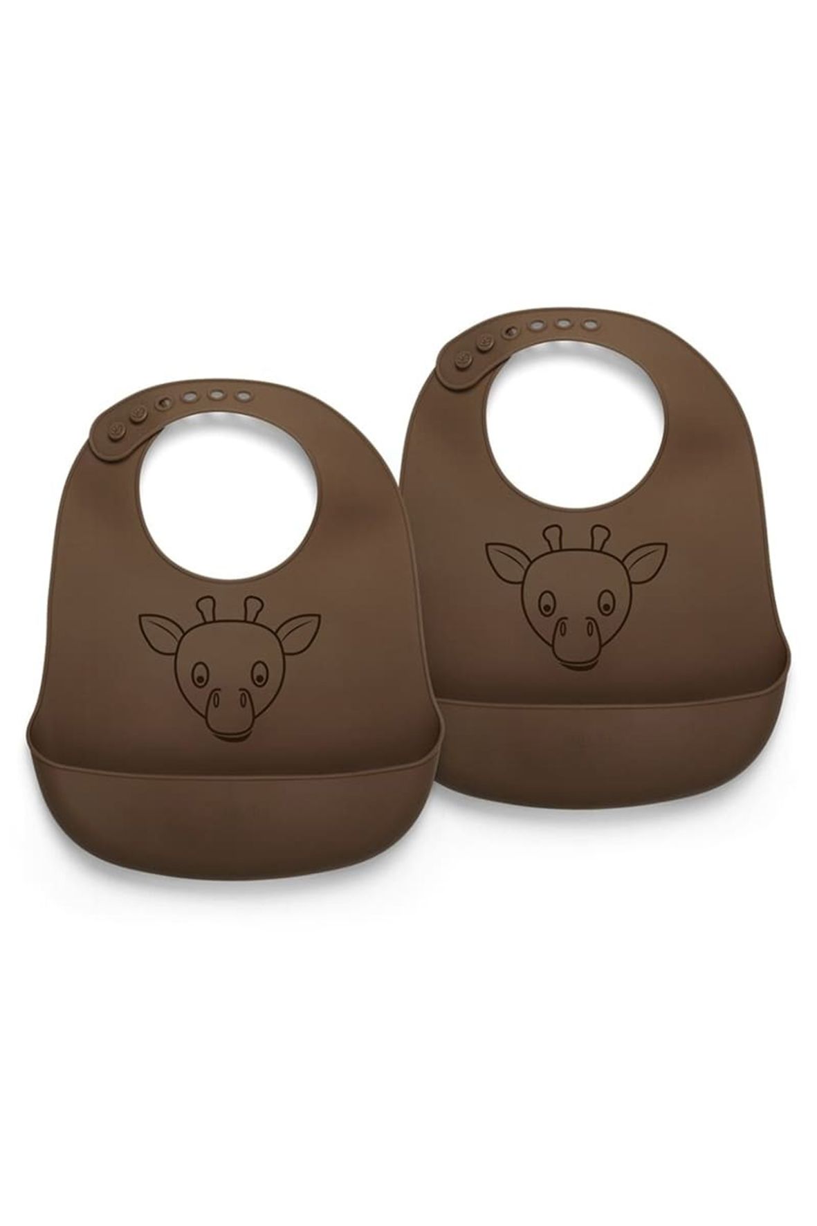 Nuuroo - śliniak silikonowy z kieszonką Giraf Acron