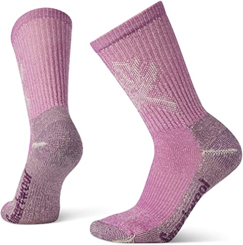 Smartwool Damskie skarpety trekkingowe Classic Edition Light Cushion Leaf Pattern Crew Socks (1 szt.)