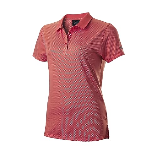 Wilson Damska koszulka polo w kropki, różowa