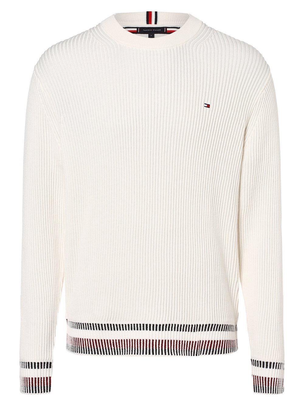 Tommy Hilfiger - Sweter męski, biały