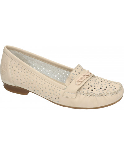 PÓŁBUTY RIEKER - 940263-08 BEIGE - Rieker