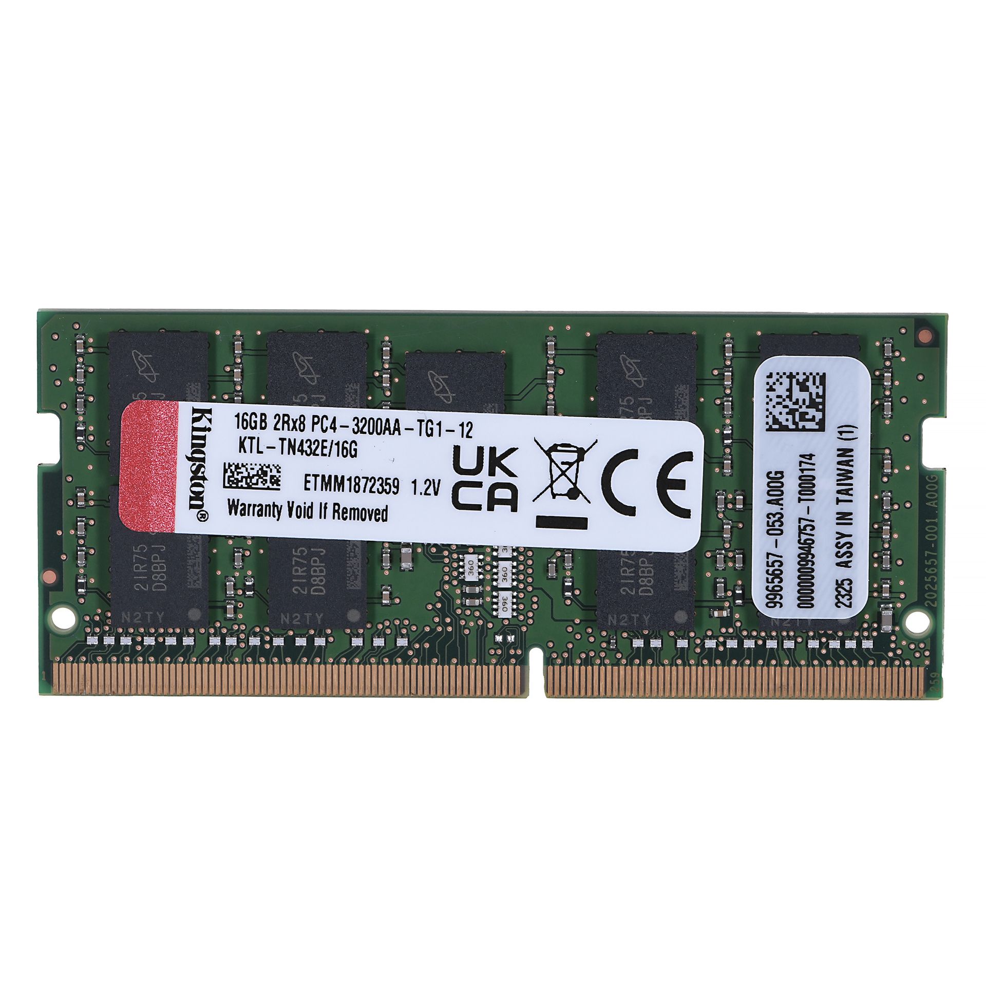 Pamięć Kingston dedykowana do Lenovo 16GB DDR4 3200Mhz ECC SODIMM KTL-TN432E/16G