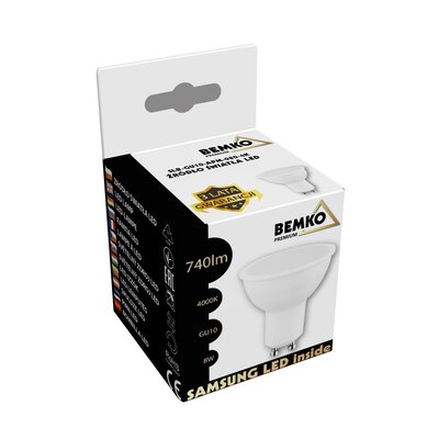 Bemko Żarówka LED SAMSUNG GU10 8W neutralna