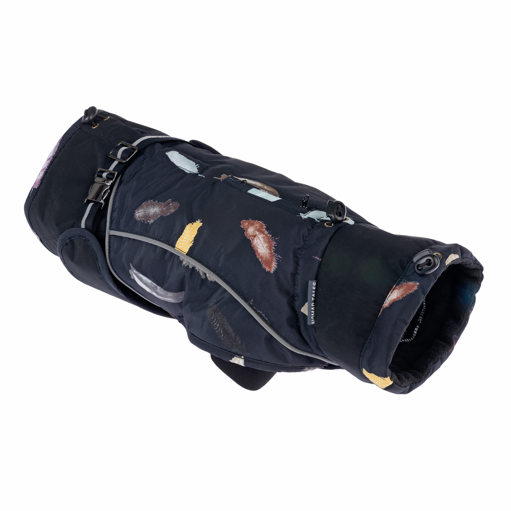 Nomad Tales Bloom płaszcz dla psa Midnight - Dł. grzbietu: ok. 40 cm