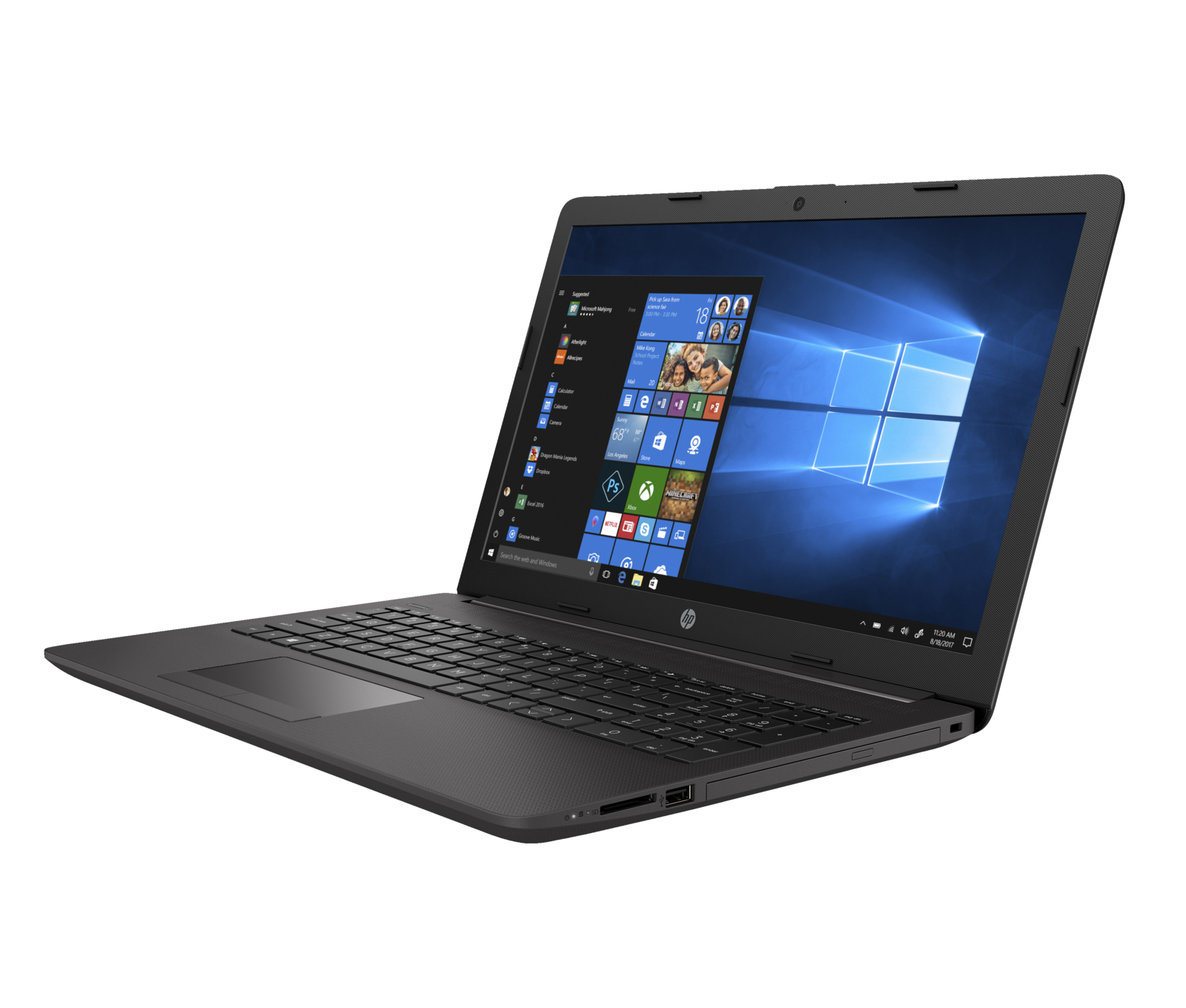 OUTLET HP 250 G7 / 6BP90EA / Intel i5 / 4GB / HDD 500GB / Intel HD / HD / DVD / Win 11 Pro / Czarny