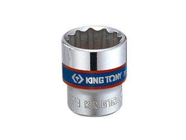 Zdjęcia - Klucz KING TONY NASADKA KRÓTKA 3/8" 22mm x 32mm, 12-kąt. Cr-V 