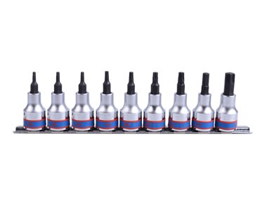 KING TONY Zestaw nasadek TORX 3109PR8, 3/8'', T10-T50