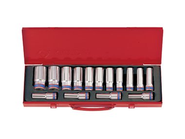 KING TONY Zestaw nasadek 4215MR, 1/2'', 12-kątne