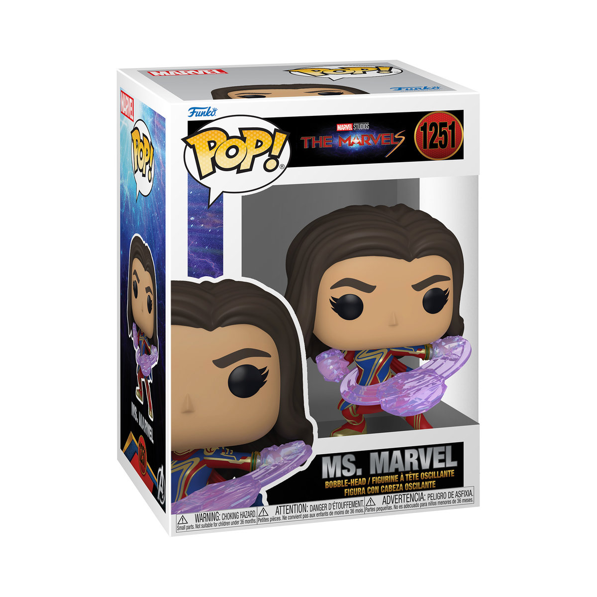 Funko POP! Marvel, figurka kolekcjonerska, The Marvels, Ms. Marvel, 1251