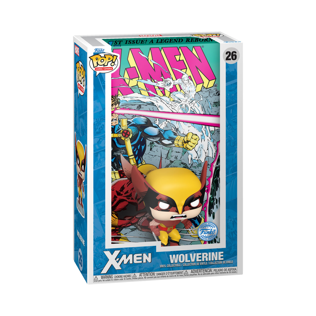 Funko POP! Comic Cover, figurka kolekcjonerska, X-Men, Wolverine, 26