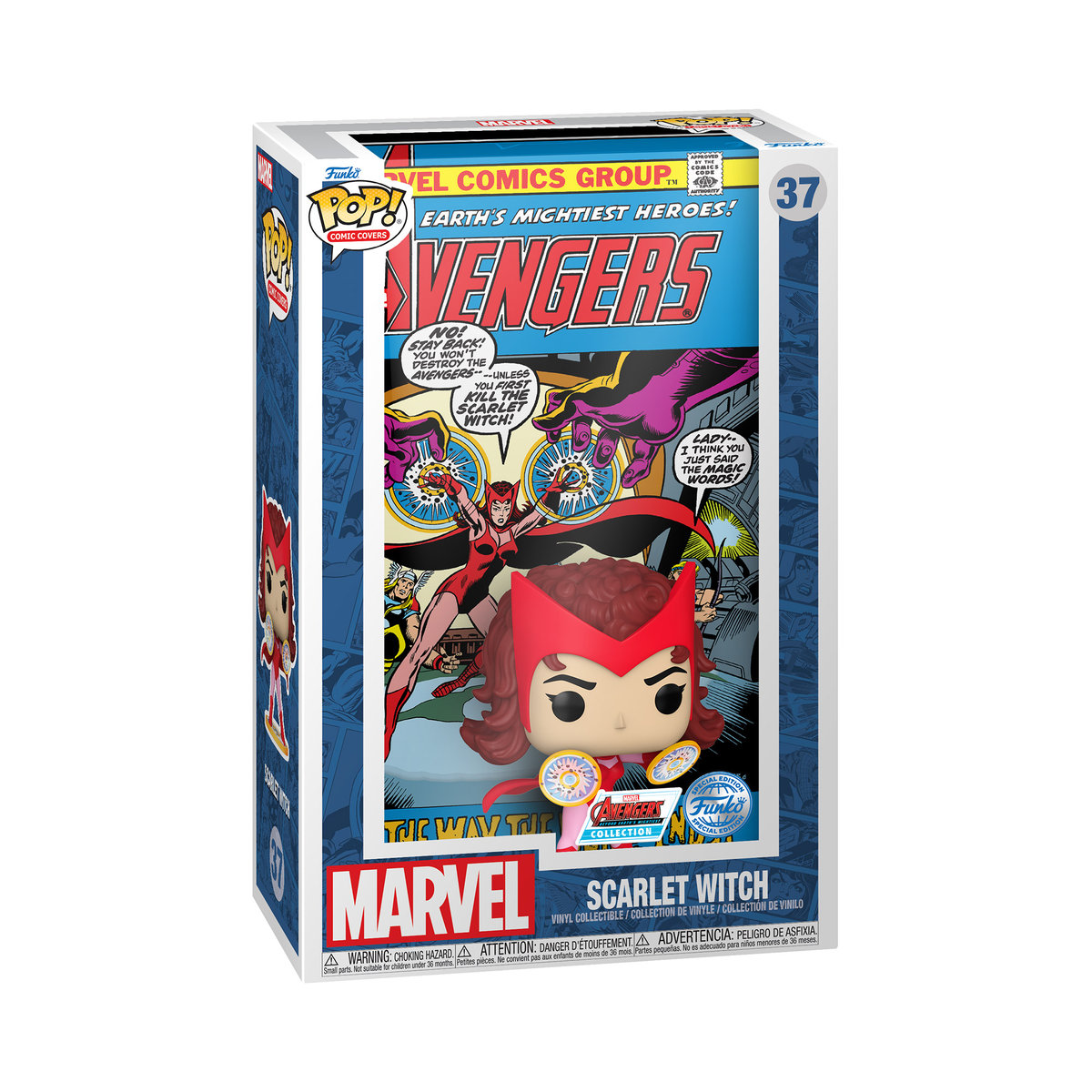 Funko POP! Comic Cover, Figurka Kolekcjonerska, Avengers, Scarlet Witch, Exclusive, 37