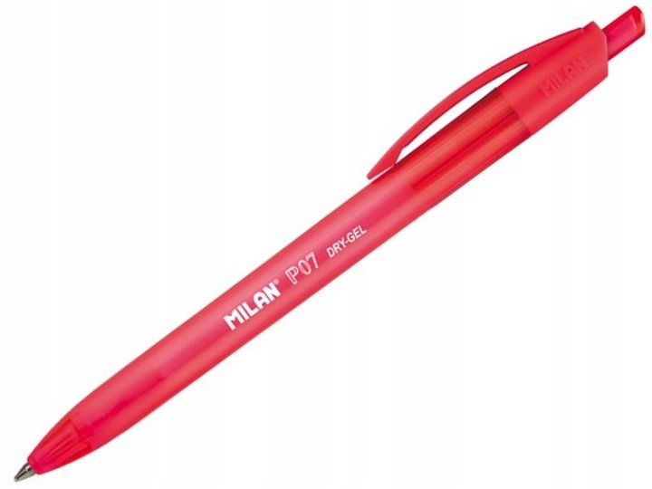 Milan 238781 ball point Pen Dry żel, 0.7 MM, kolor czerwony 238781