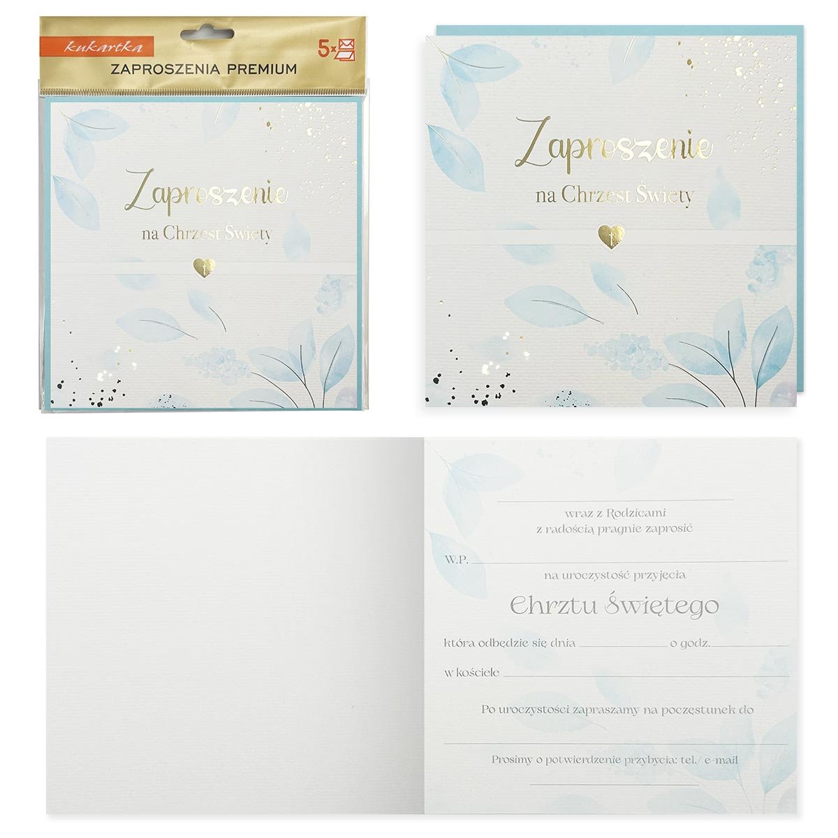 Kukartka, Zaproszenie PMZ-098, Chrzest