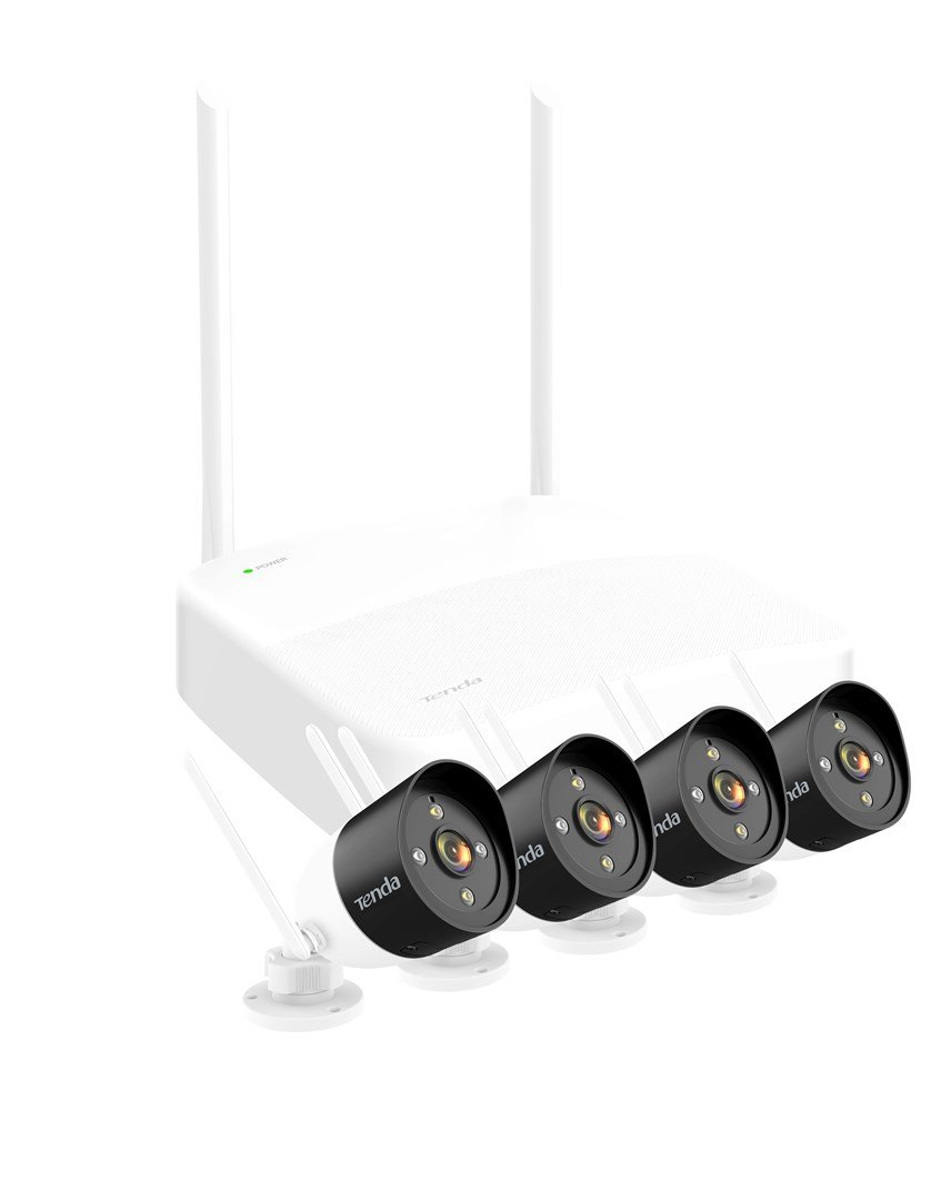 Tenda 4-Kamery  K4W-3Tc Zestaw Do Monitoringu