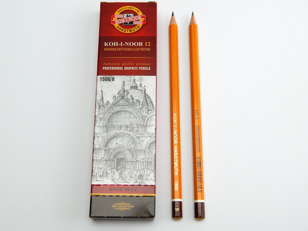 Koh-i-noor Ołówek grafitowy 1500-6B (12) KOH I NOOR