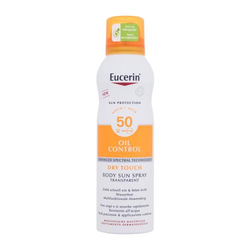Eucerin Sun Oil Control Body Sun Spray Dry Touch SPF50 preparat do opalania ciała 200 ml unisex