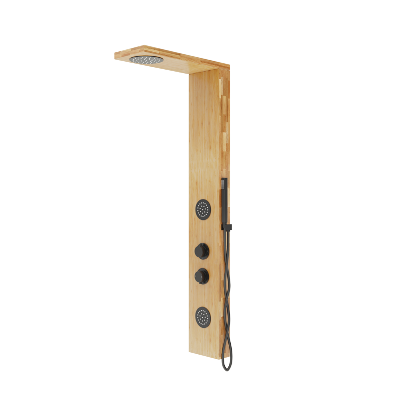 Corsan Balti Panel prysznicowy drewno bambusowe naturalne/czarny B001MBL - odbiór osobisty: Kraków, Warszawa