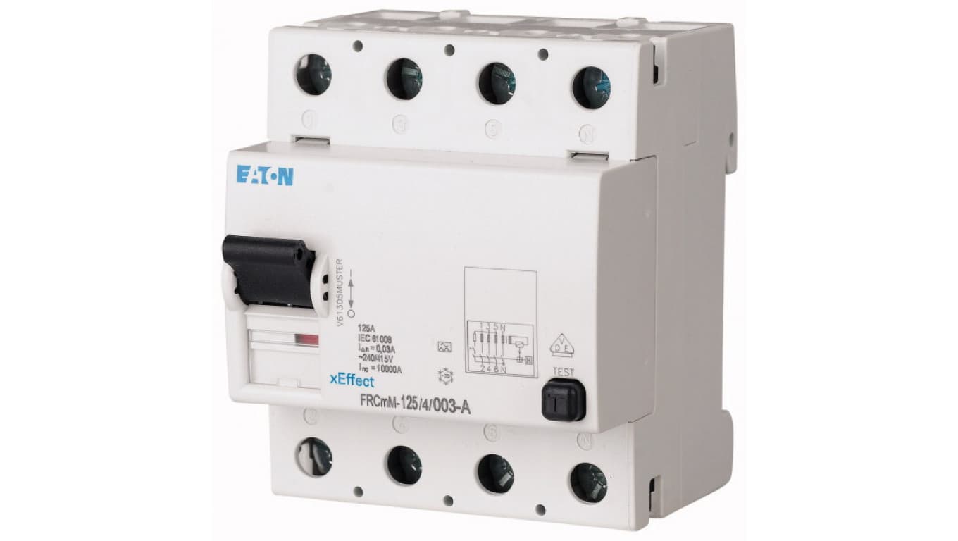 Eaton Wyłącznik różnicowoprądowy 4P 125A 0,5A typ AC FRCMM-125/4/05 187817 187817