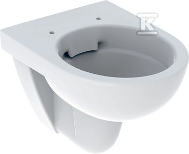 Miska wisząca WC Selnova Compact, lejowa, B35.5 cm, H34 cm, T48 cm, krótka, Rimfree