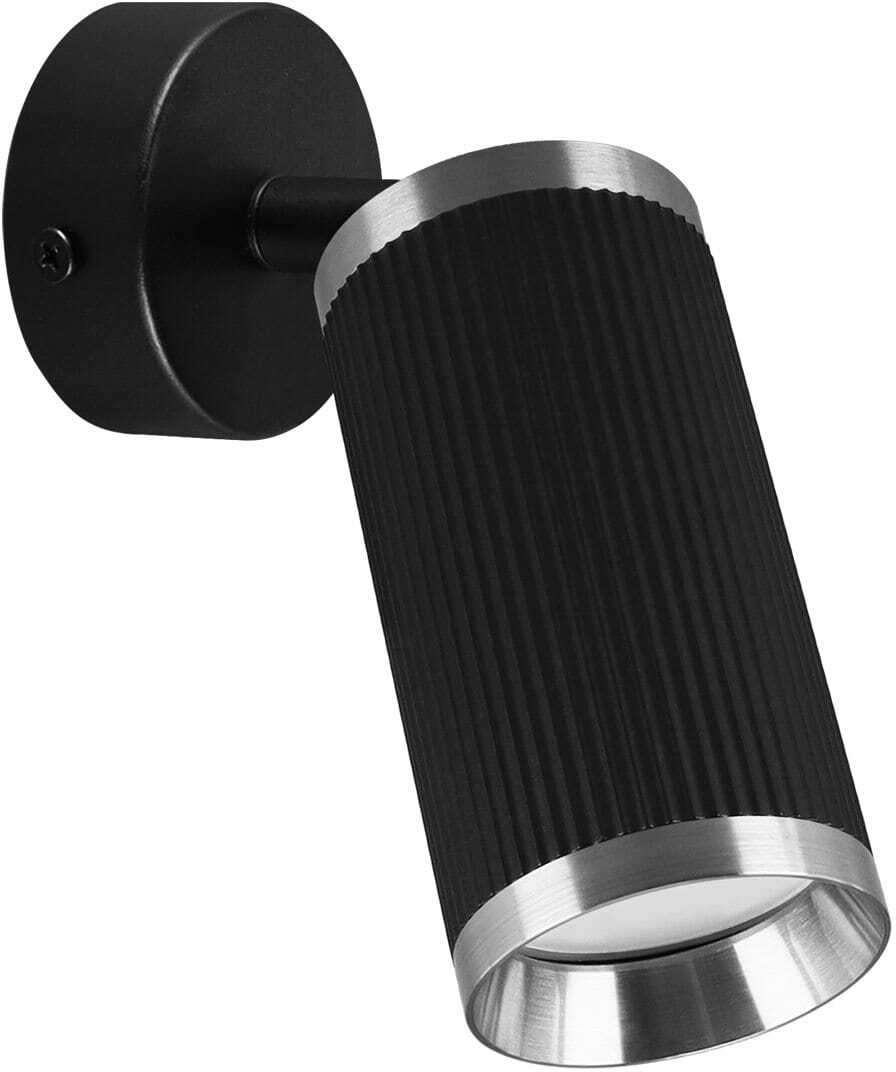 Reflektor sufitowy czarny chrom FRIDA 1xGU10