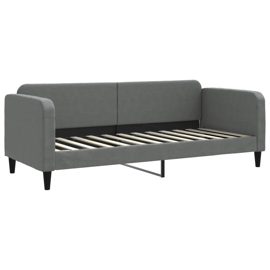 Sofa z funkcją spania, ciemnoszara, 80x200 cm, obita tkaniną Lumarko!