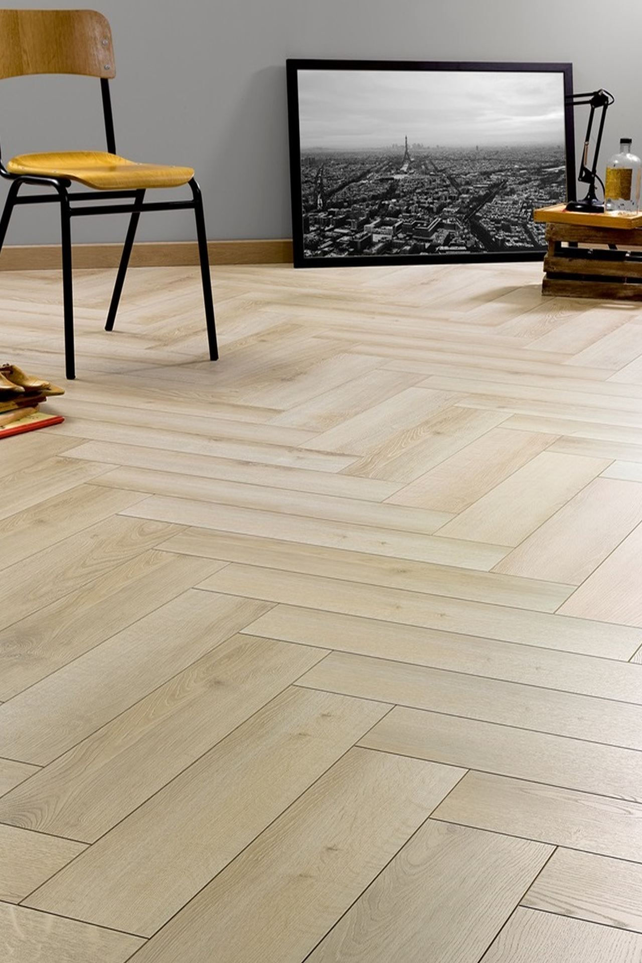 PANELE PODŁOGOWE WODOODPORNE JODEŁKA WENINGER DĄB ALABAMA JODŁA DE LUX J 435J AC6 12mm 4V-fuga