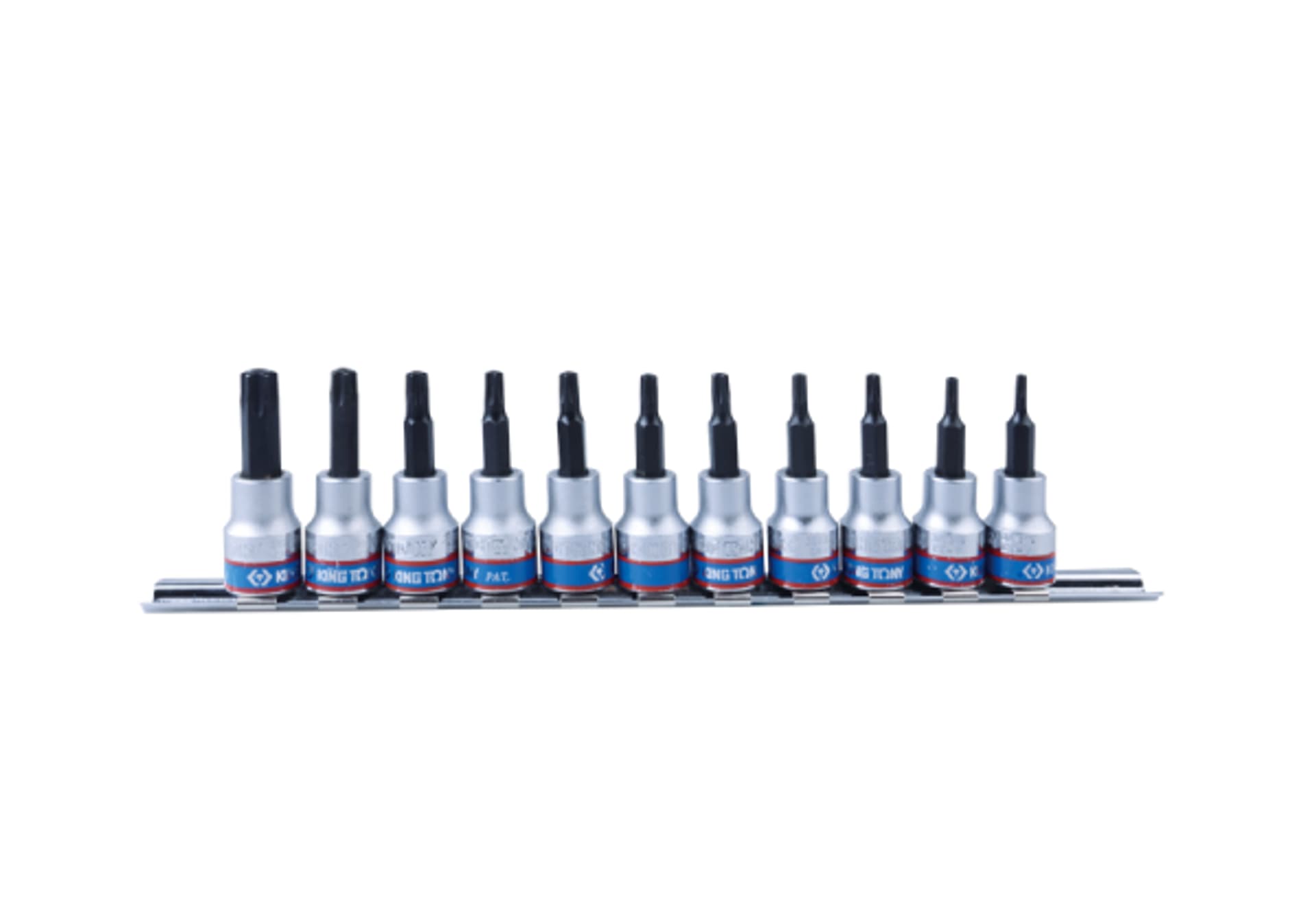 KING TONY Zestaw z nasadkami Torx z otworem, 3/8 cala 3131PR8