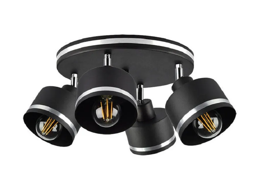 Lampa nowoczesna sufitowa z czterema reflektorami T1-P96