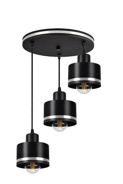 Lampa nowoczesna wisząca z trzema kloszami K4-S80