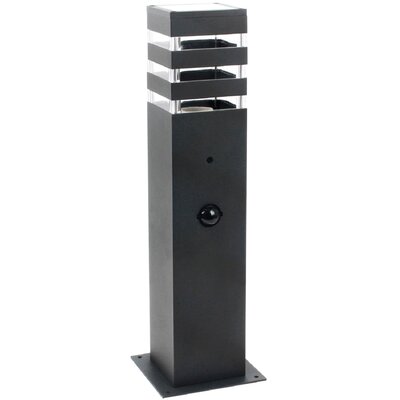 Słupek 44cm 1X12W E27 TEKSAS z czujnkiem ruchu i zmierzchu POLUX/SANICO