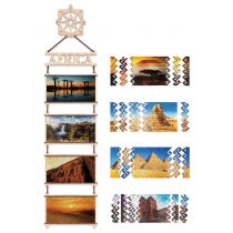 Drewniane Dwustronne Puzzle - Afryka Ewa Eco-Wood-Art