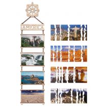 Drewniane Dwustronne Puzzle - Ameryka Południowa Ewa Eco-Wood-Art