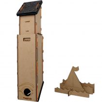 Drewniane Mechaniczne Puzzle 3D - Peryskop Smartivity