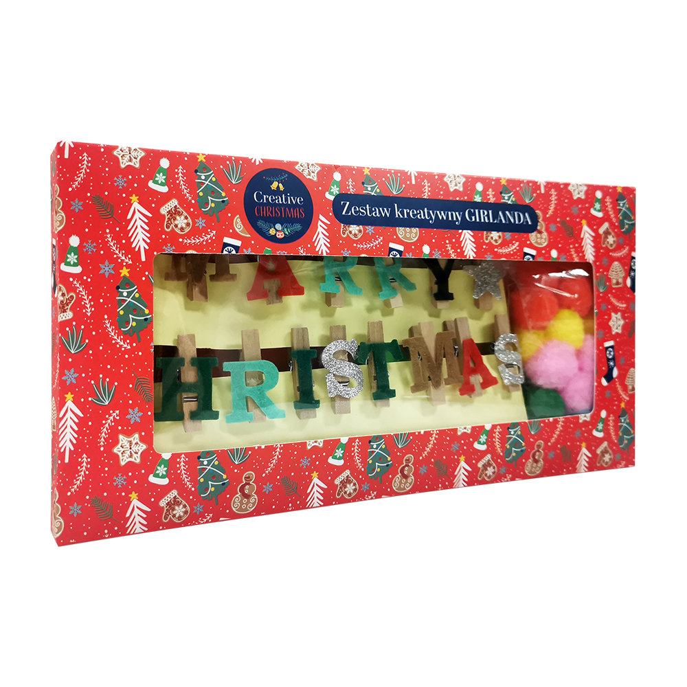 Creative Christmas, Zestaw kreatywny świąteczna girlanda