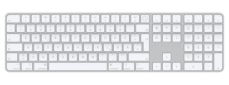 Nowa Oryginalna Klawiatura Apple Magic Keyboard White Touch Id Numpad German A2520