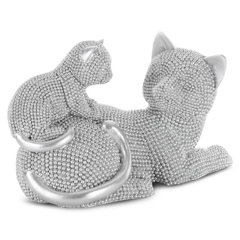 Figurka Dekoracyjna Eldo 19x9x12cm Srebrny