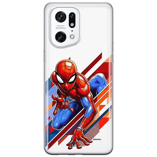 ERT GROUP etui na telefon Oppo FIND X5 PRO, case oryginalny i oficjalnie licencjonowany przez Marvel, wzór Spider Man 023, optymalnie dopasowane, plecki z TPU