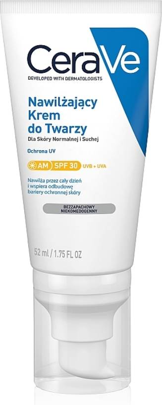 Cerave Nawilżający krem do twarzy SPF30 52ml