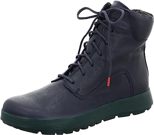 Think! Damskie botki Comoda bez chromu, garbowane, lekko wyściełane botki, 8000 Navy, 42 EU